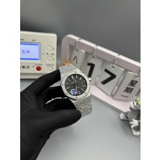오데마 피게 프로스트 골드 블랙 다이얼 시계 001-285646