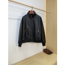 LV 레드 스탠드칼라 소가죽 자켓 001-285669