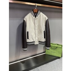 LV 남성 모노그램 패치 베이스볼 재킷 001-285672