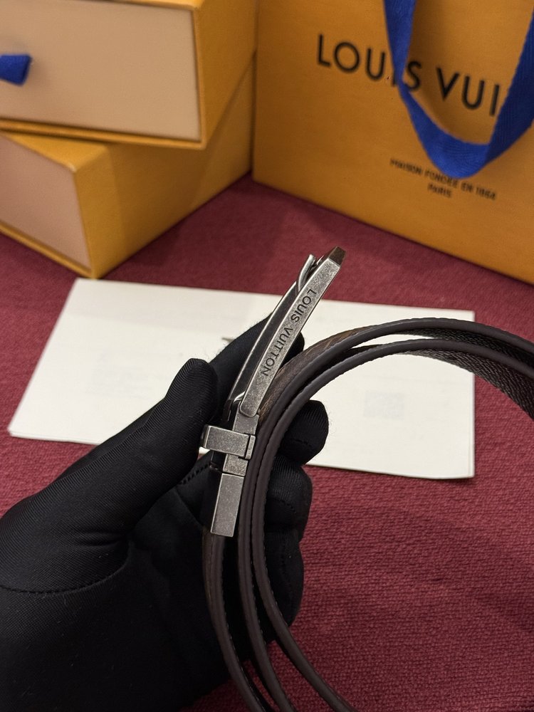 루이비통 슬렌더 양면 벨트 001-285680