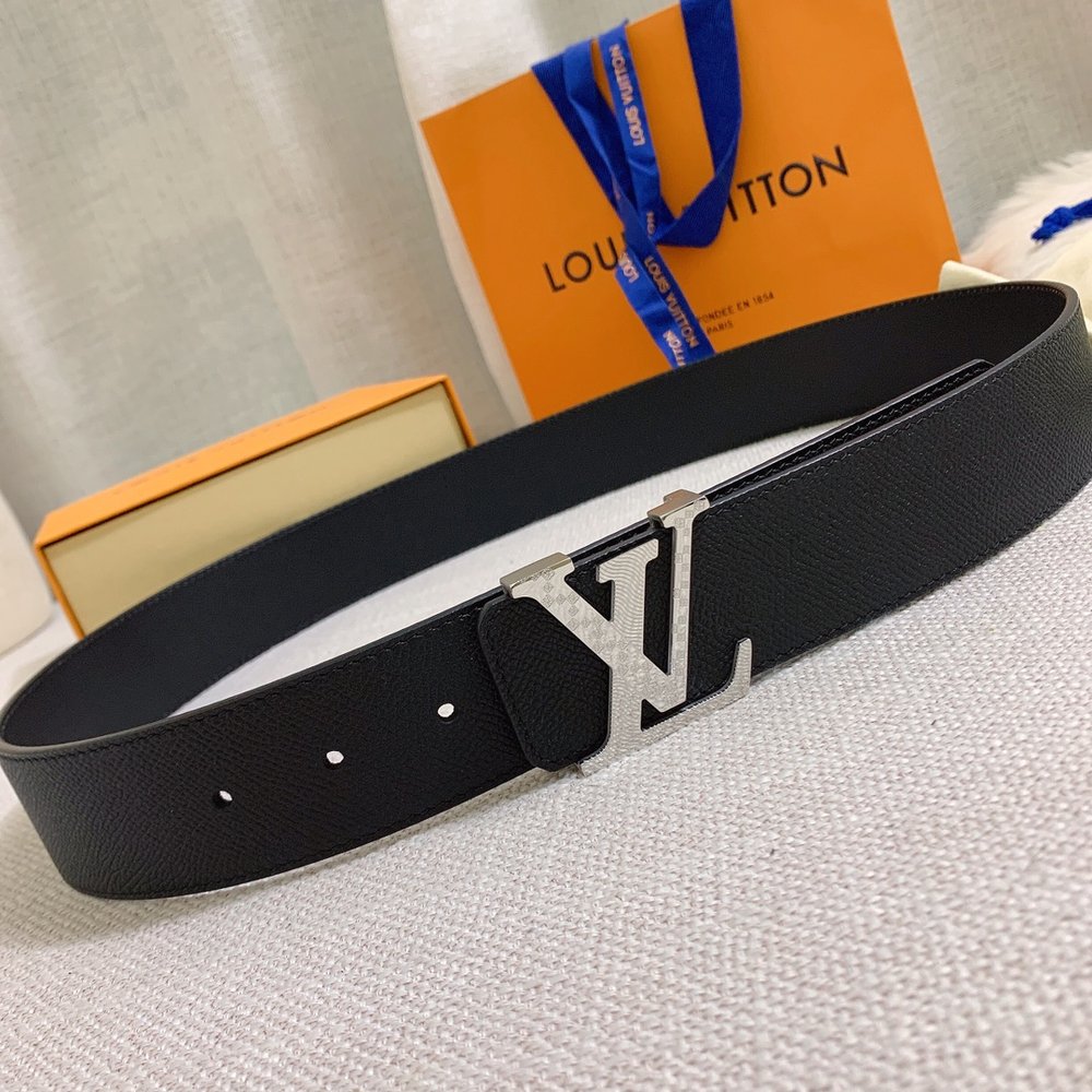 루이비통 벨트 정밀 스틸 버클 손바닥무늬 소가죽 001-285699