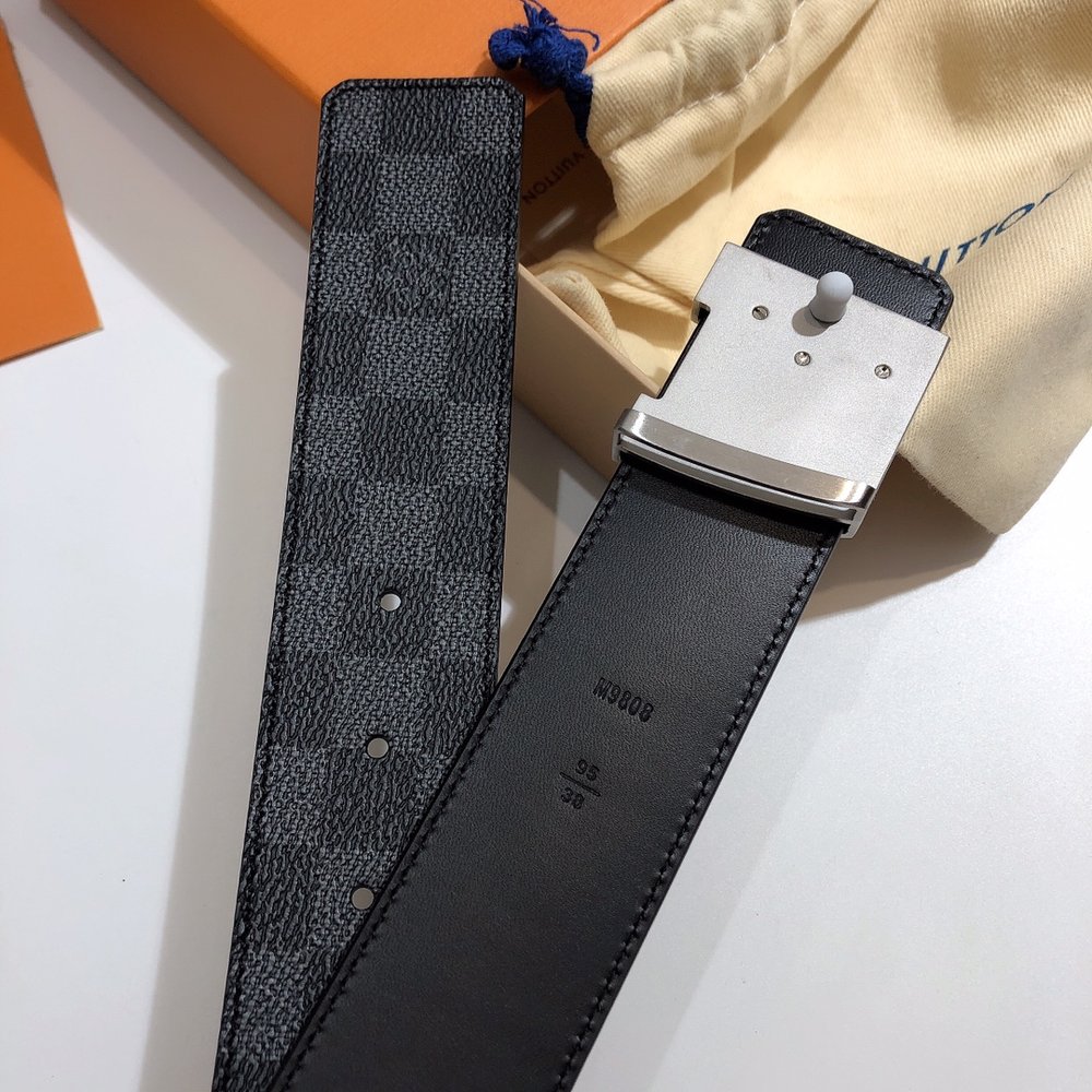 루이비통 천연 두겹 소가죽 벨트 39mm 001-285709