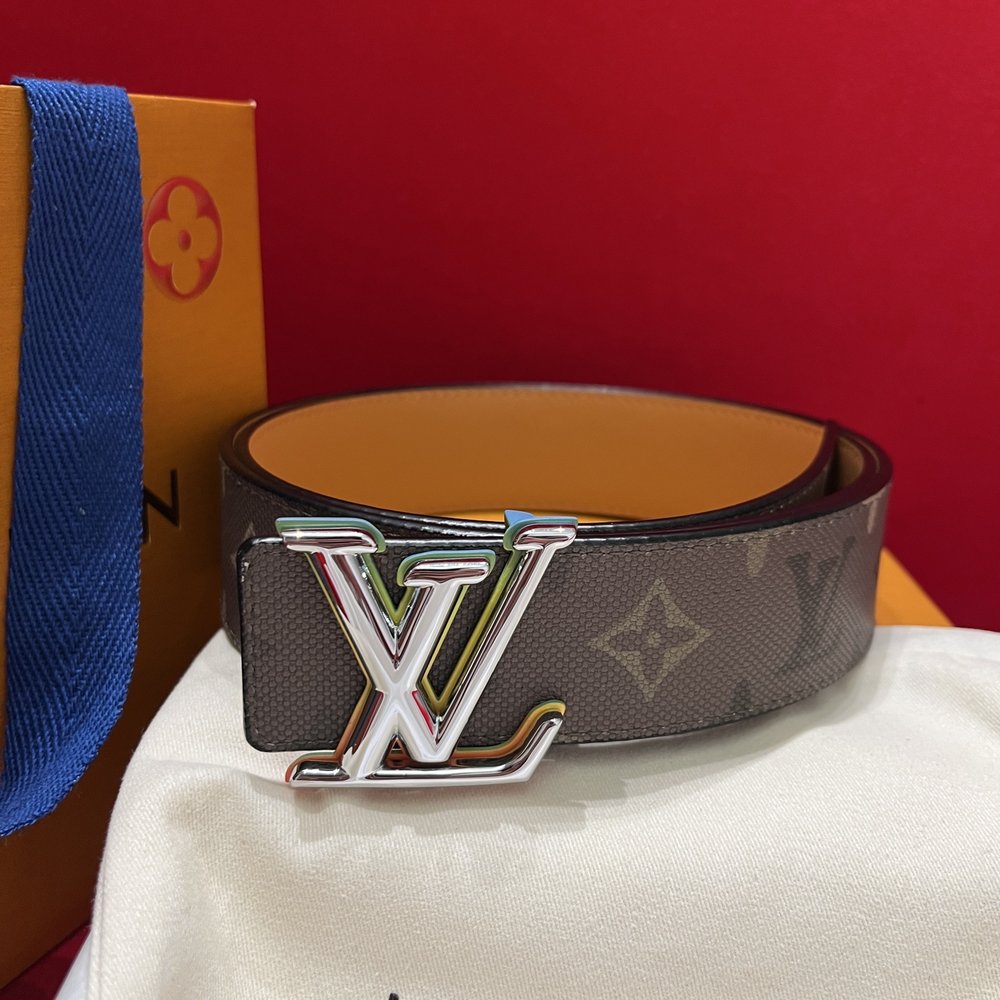 LV 커스텀 캔버스 양면 벨트 001-285752
