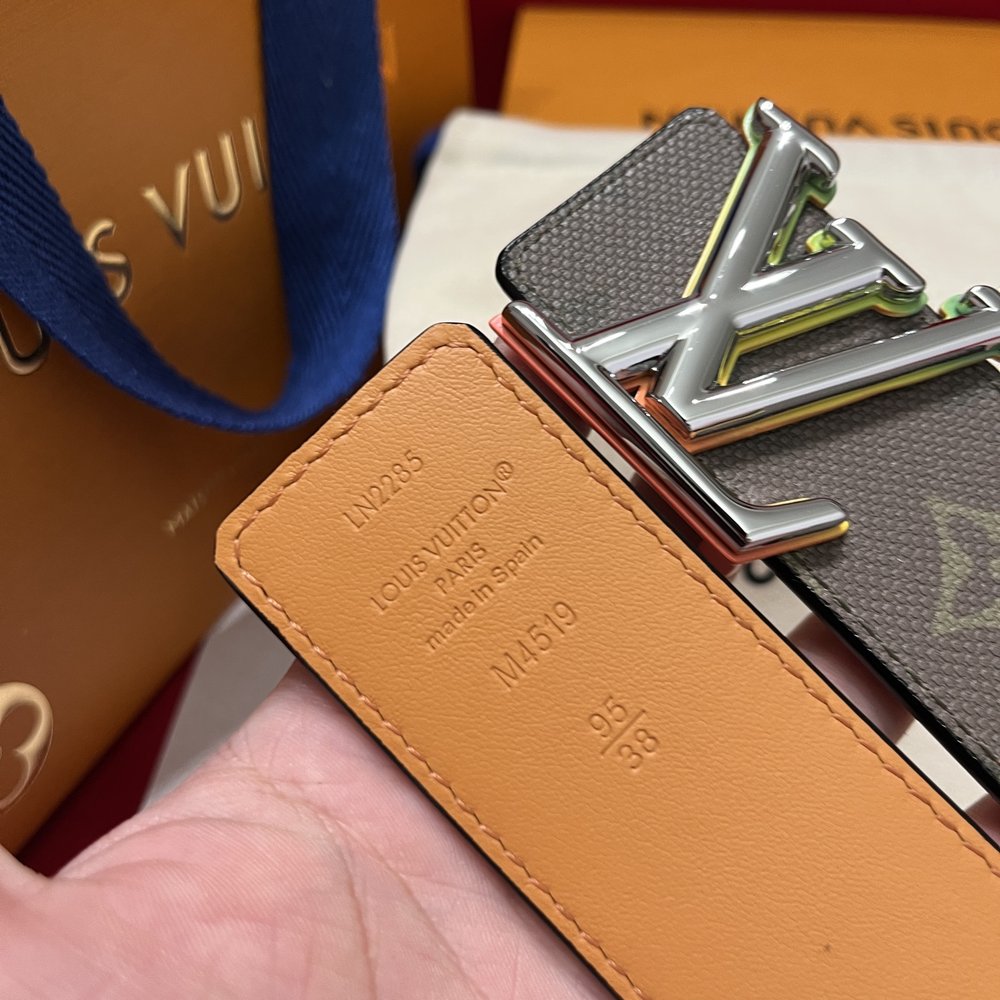 LV 커스텀 캔버스 양면 벨트 001-285752