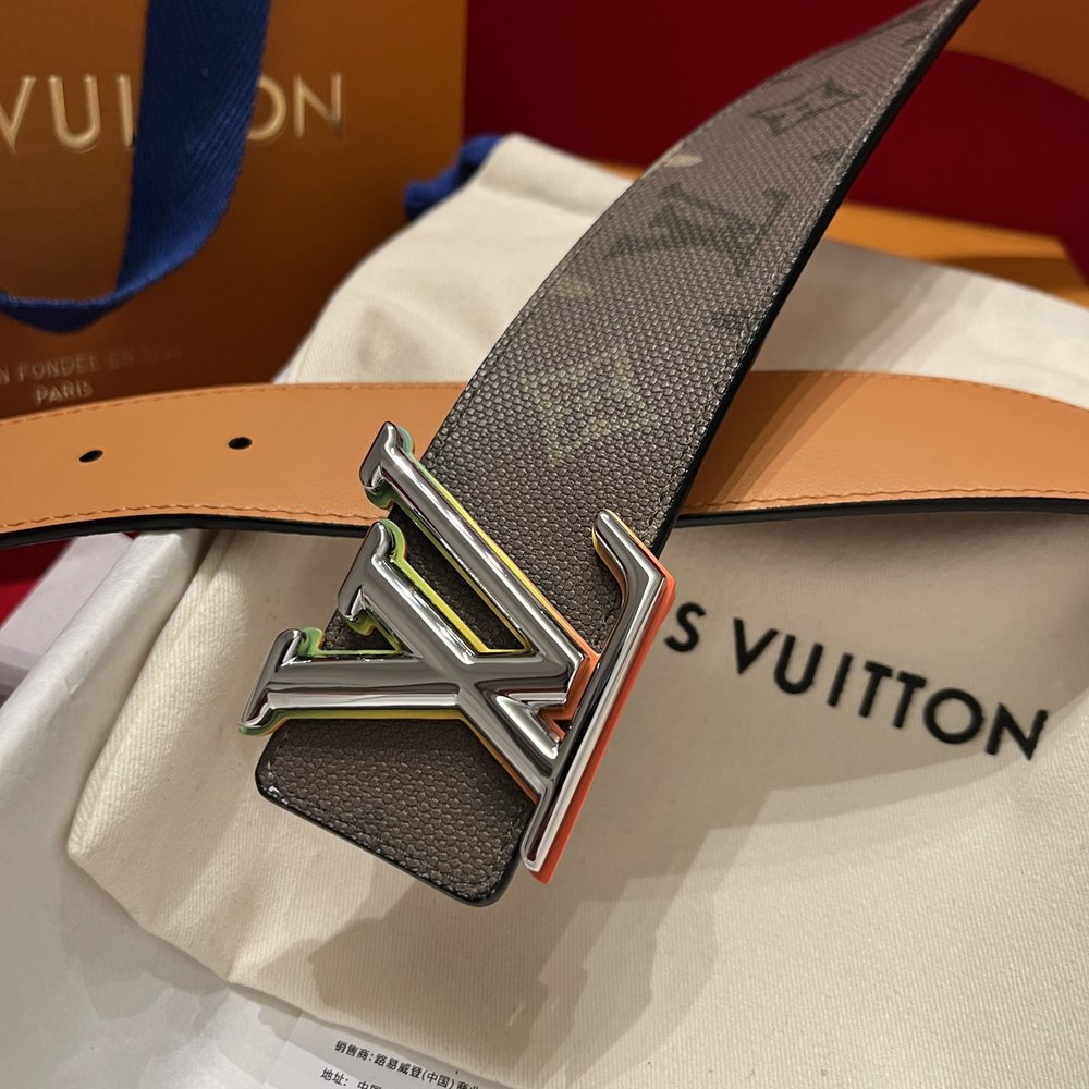 LV 커스텀 캔버스 양면 벨트 001-285752