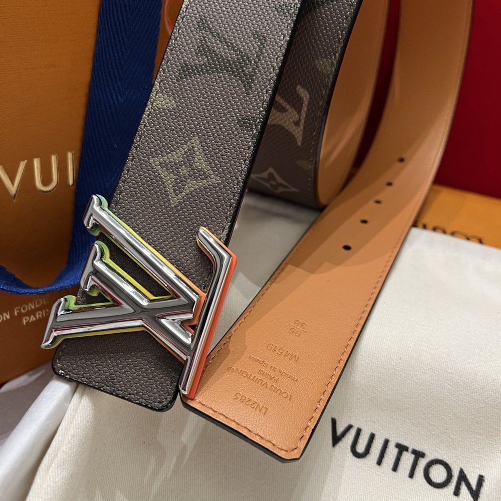 LV 커스텀 캔버스 양면 벨트 001-285752