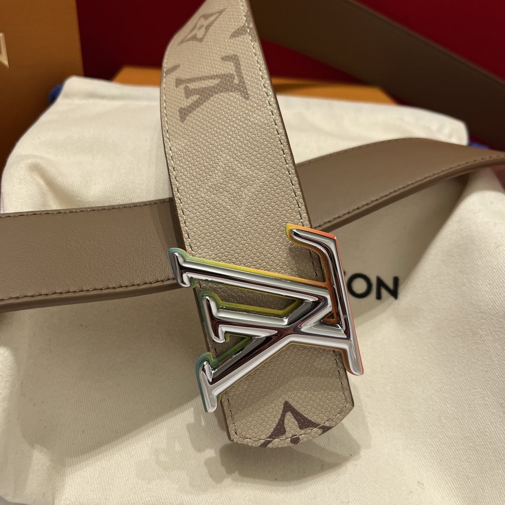 LV 캔버스 벨트 4cm 너비 양면 사용 가능 001-285753