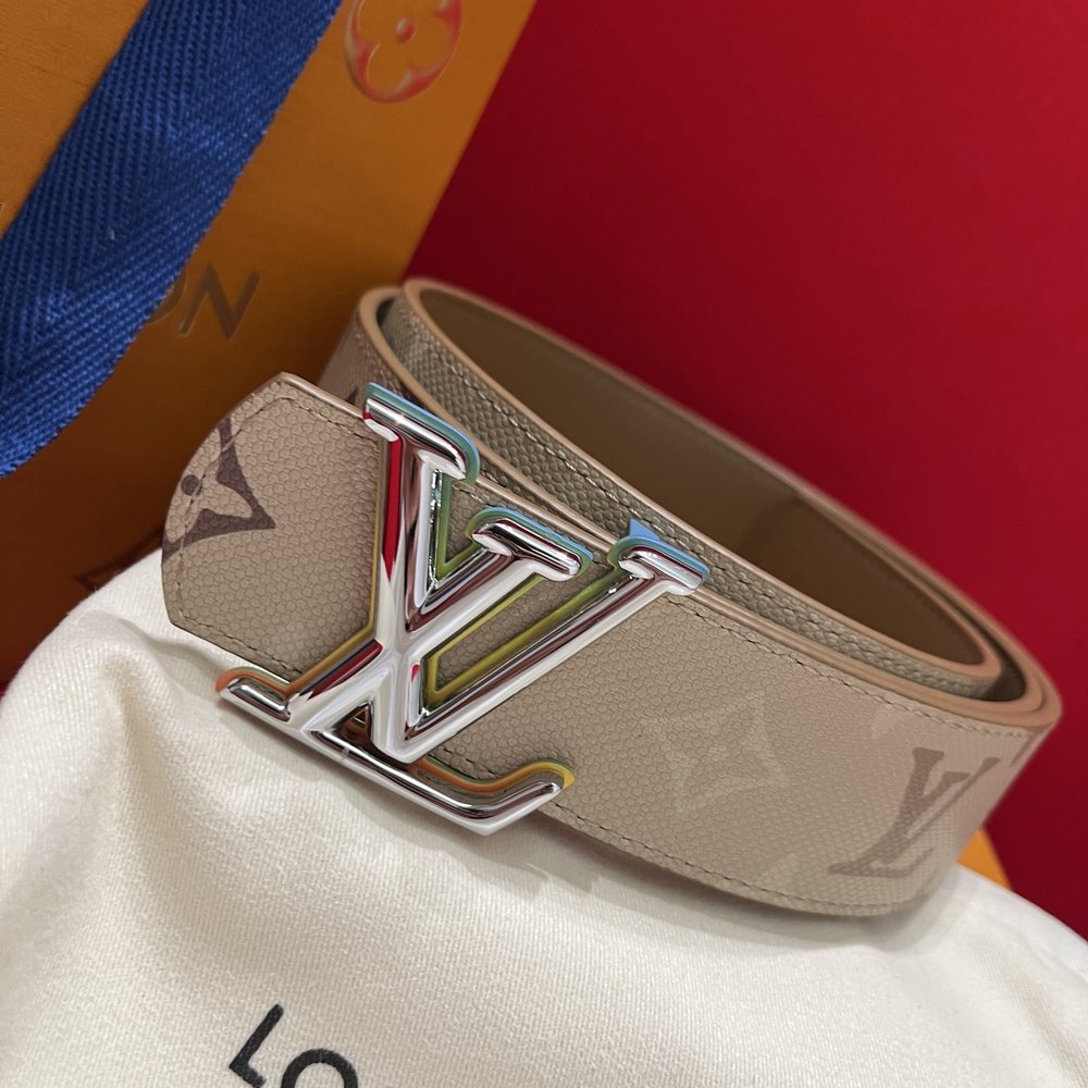 LV 캔버스 벨트 4cm 너비 양면 사용 가능 001-285753