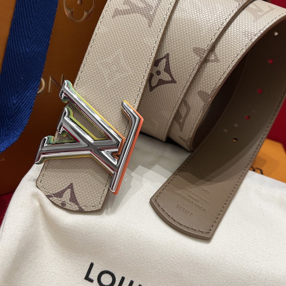 LV 캔버스 벨트 4cm 너비 양면 사용 가능 001-285753