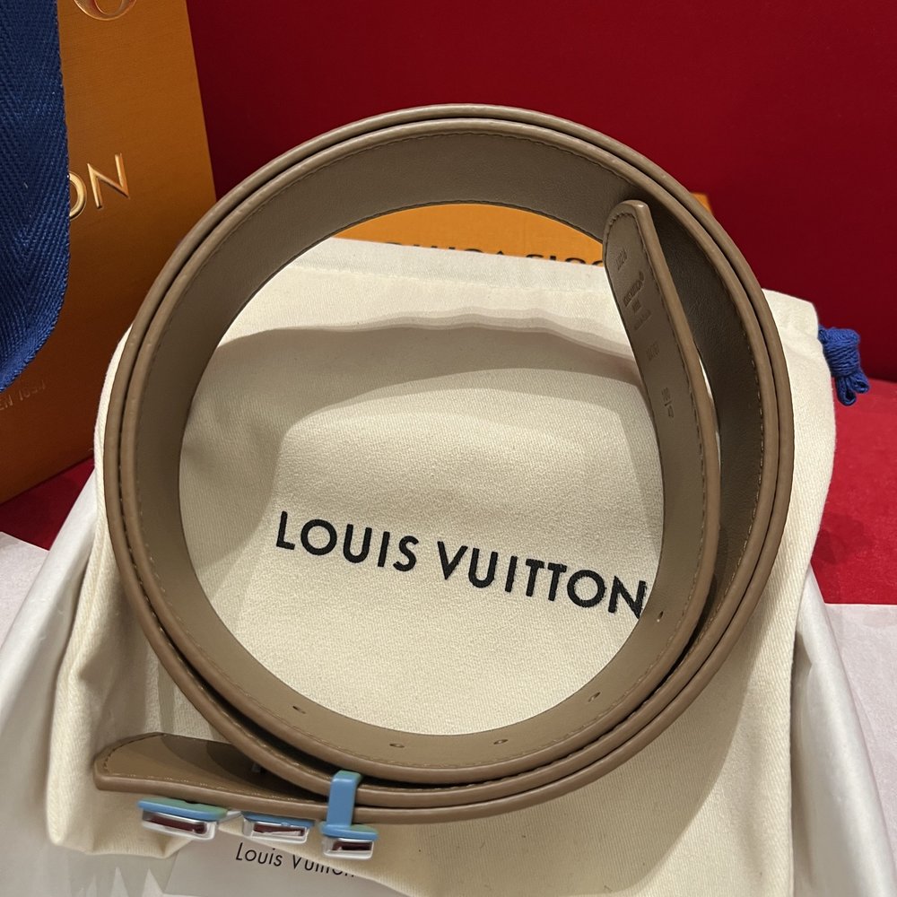 LV 캔버스 벨트 4cm 너비 양면 사용 가능 001-285753