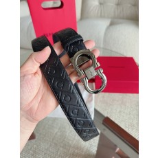페라가모 엠보싱 소가죽 벨트 001-285762