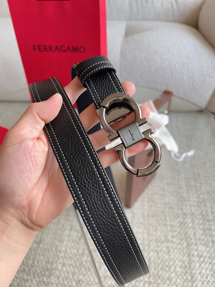 페라가모 양면 소가죽 벨트 001-285765