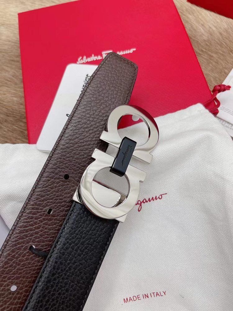페라가모 남성용 3.5cm 순수 구리 버클 클립 001-285779
