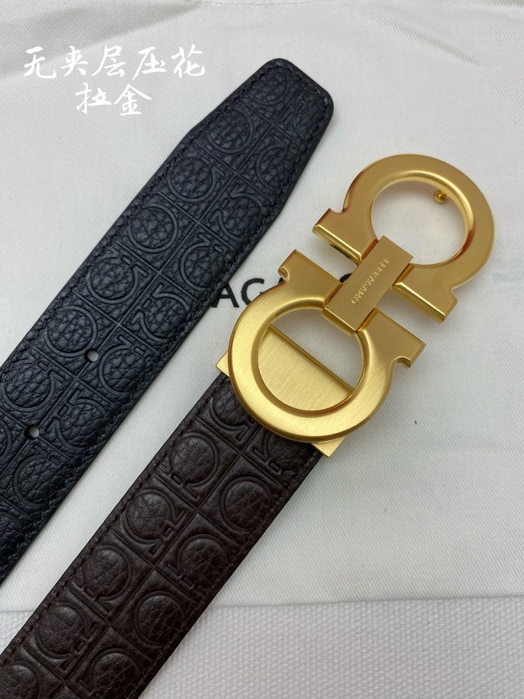 Ferragamo NFC 칩 벨트 3.5cm 001-285781