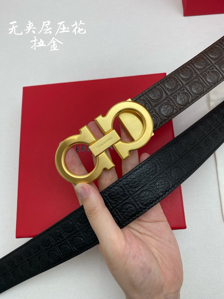 Ferragamo NFC 칩 벨트 3.5cm 001-285781