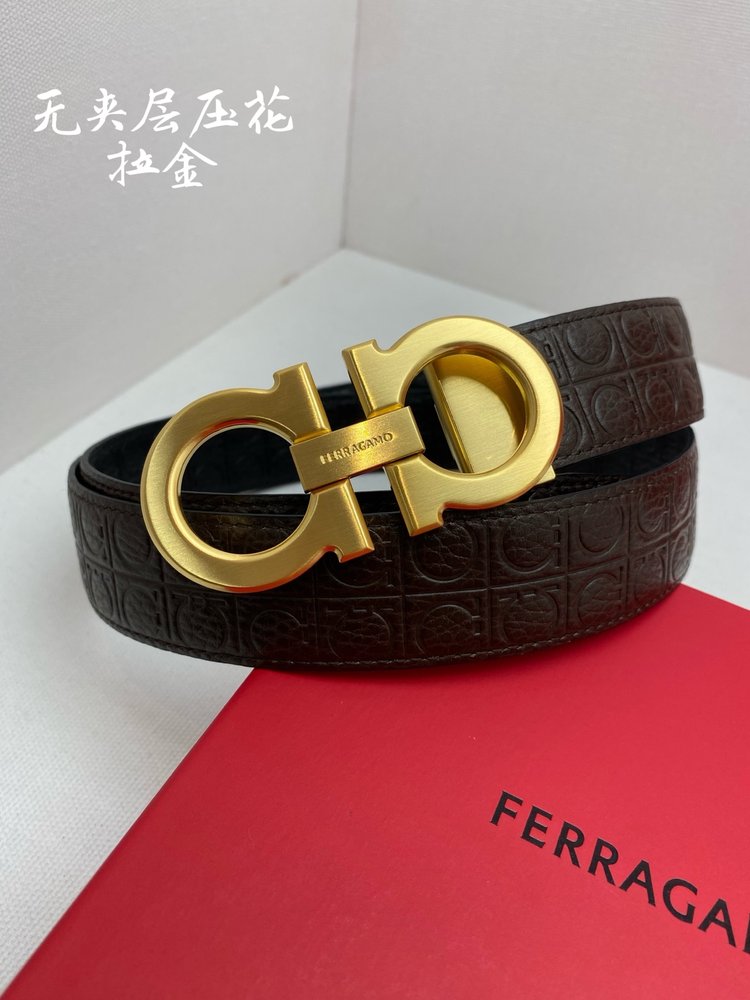 Ferragamo NFC 칩 벨트 3.5cm 001-285781