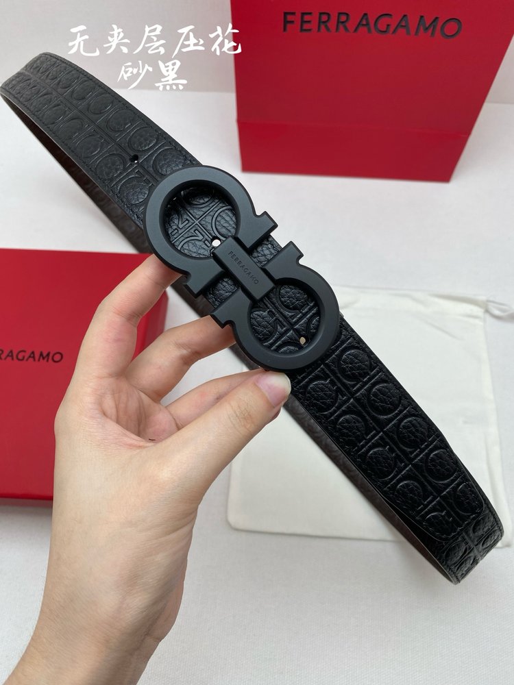 페라가모 NFC 칩 스캔 벨트 3.5cm 001-285783