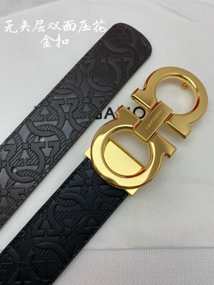 페라가모 NFC 칩 스캔 모드 벨트 3.5cm 001-285786