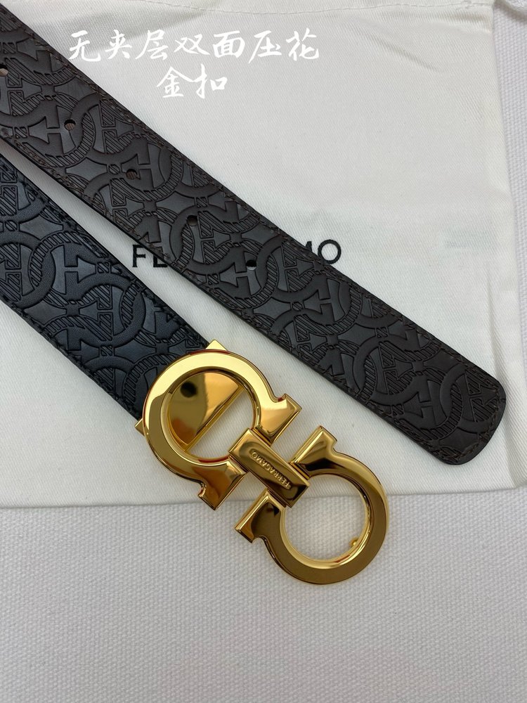 페라가모 NFC 칩 스캔 모드 벨트 3.5cm 001-285786