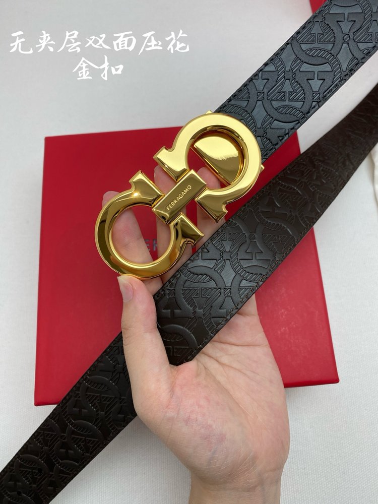 페라가모 NFC 칩 스캔 모드 벨트 3.5cm 001-285786