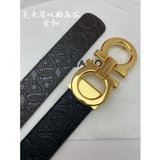 페라가모 NFC 칩 스캔 모드 벨트 3.5cm 001-285786