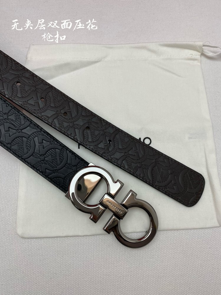 페라가모 NFC칩 스캔 모델 벨트 3.5cm 001-285787