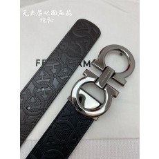페라가모 NFC칩 스캔 모델 벨트 3.5cm 001-285787