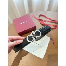 페라가모 말굽 버클 자동 조절 벨트 001-285793