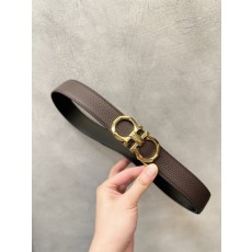 페라가모 클래식 자동 버클 말굽버클 벨트 001-285797