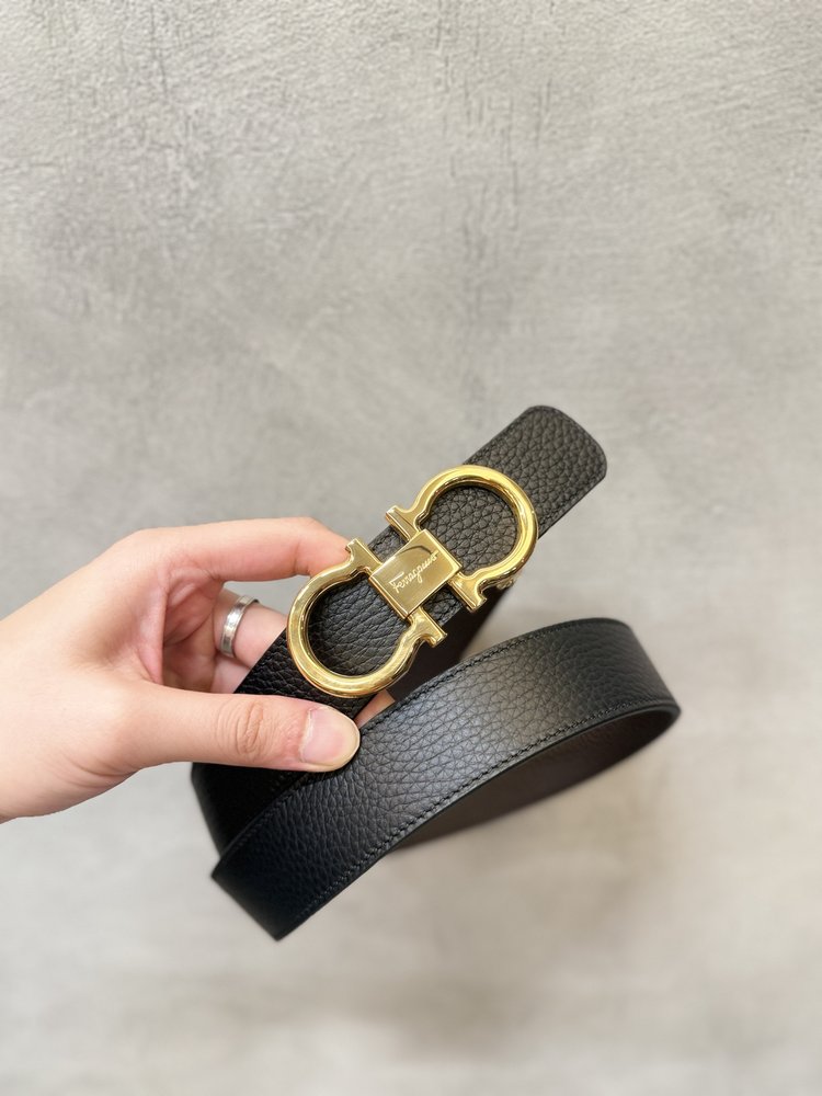페라가모 클래식 말발굽 버클 자동 버클 벨트 001-285803