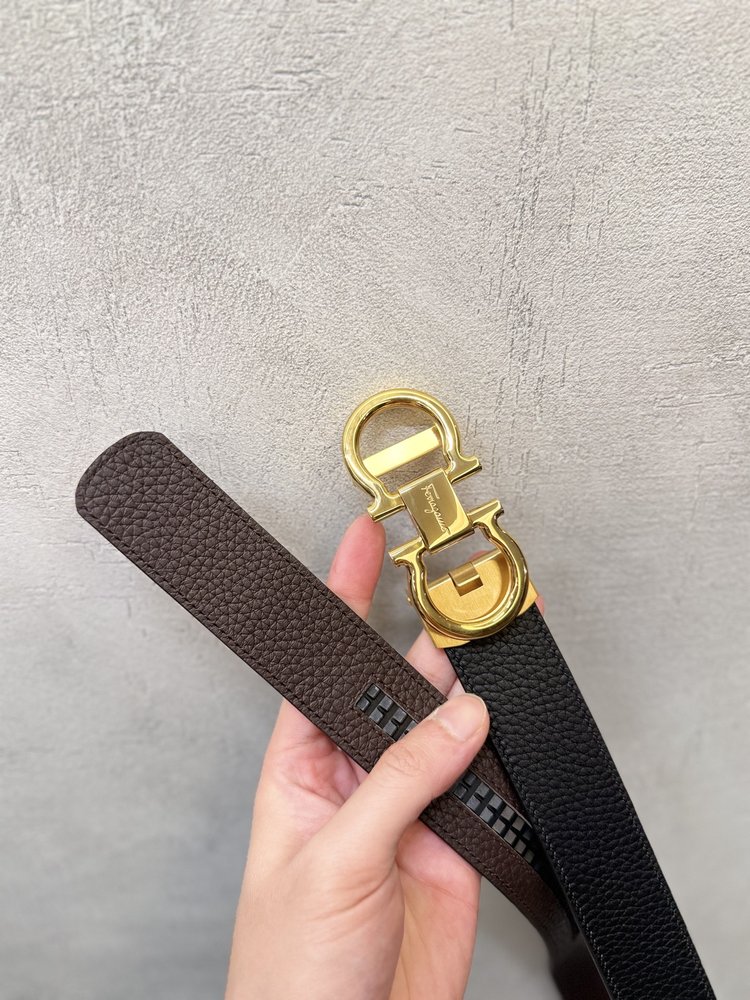 페라가모 클래식 말발굽 버클 자동 버클 벨트 001-285803
