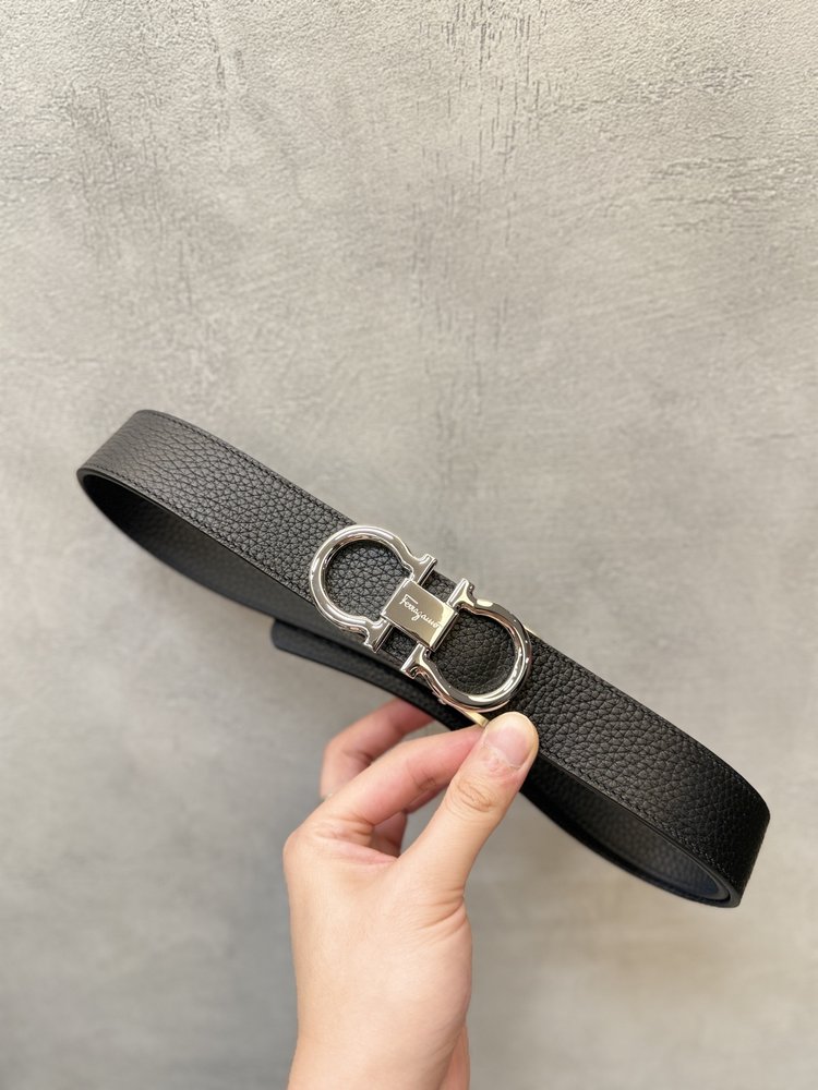 페라가모 클래식 말굽 버클 양면 벨트 001-285804