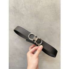 페라가모 클래식 말굽 버클 양면 벨트 001-285804