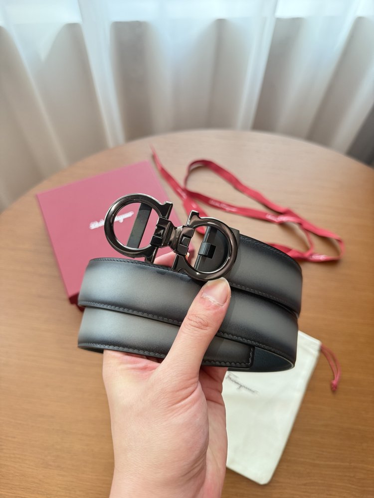 페라가모 말굽 자동 버클 벨트 001-285814