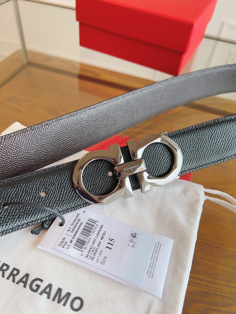 페라가모 3.5cm 정품 가죽 벨트 001-285825