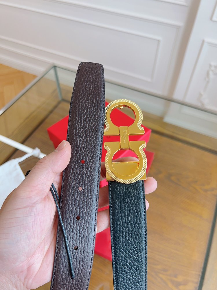 페라가모 3.5cm 정품 가죽 벨트 001-285828