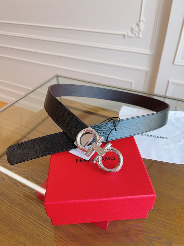 페라가모 3.5cm 오리지널 가죽 벨트 001-285832