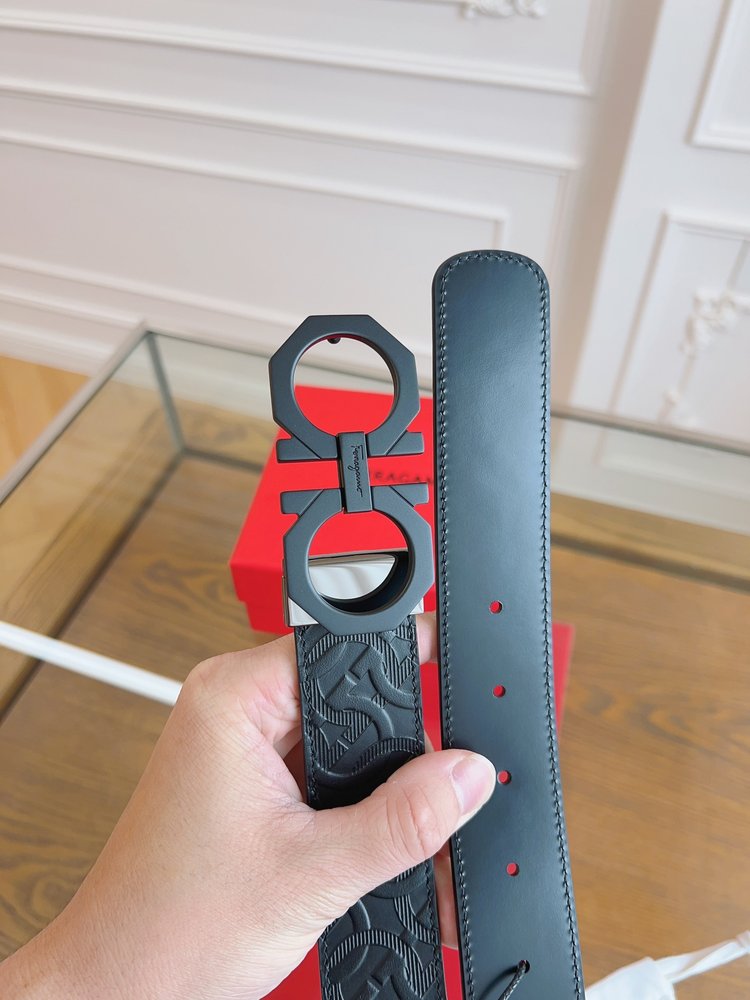 페라가모 정품 가죽 벨트 3.5cm 001-285834
