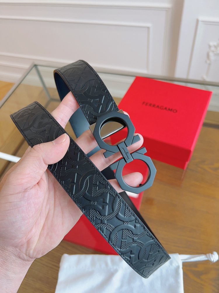 페라가모 정품 가죽 벨트 3.5cm 001-285834