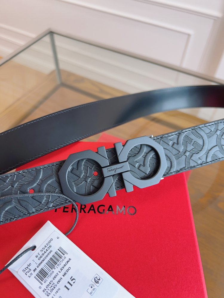 페라가모 정품 가죽 벨트 3.5cm 001-285834