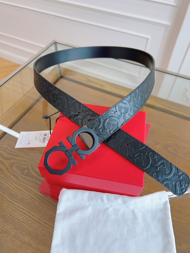 페라가모 정품 가죽 벨트 3.5cm 001-285834