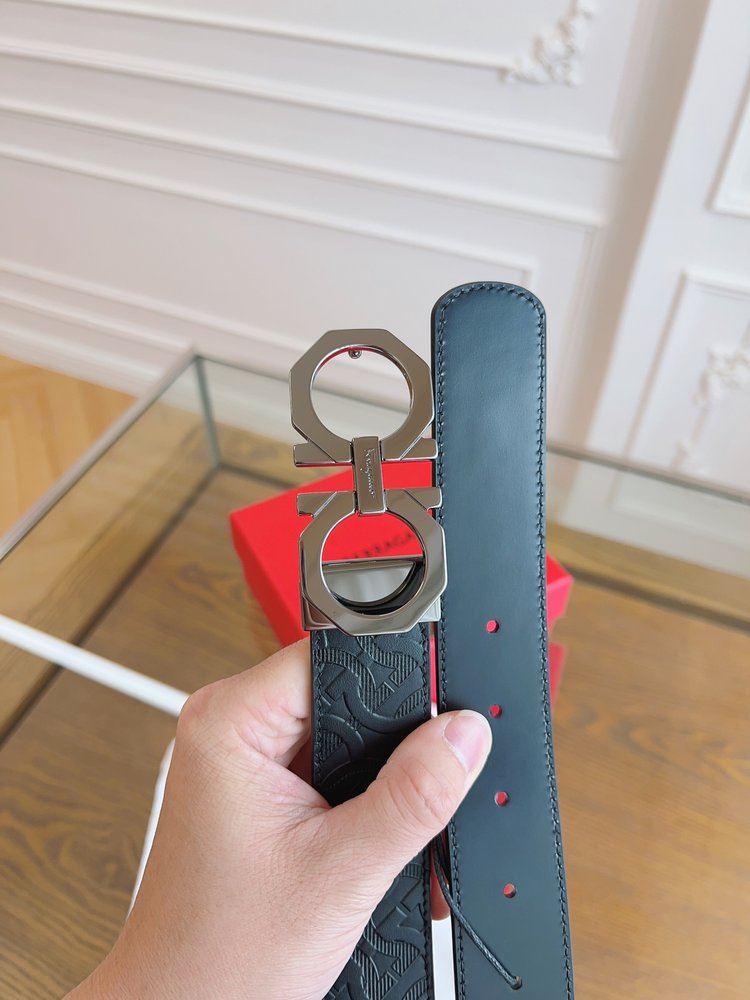 페라가모 오리지널 가죽 3.5cm 벨트 001-285835