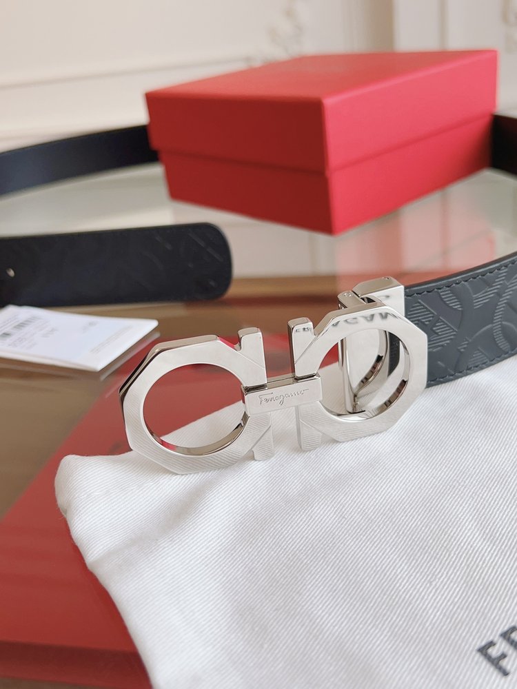 페라가모 3.5cm 벨트 (원피 가죽) 001-285836