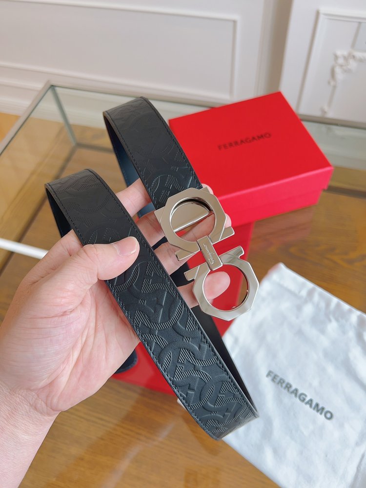 페라가모 3.5cm 벨트 (원피 가죽) 001-285836