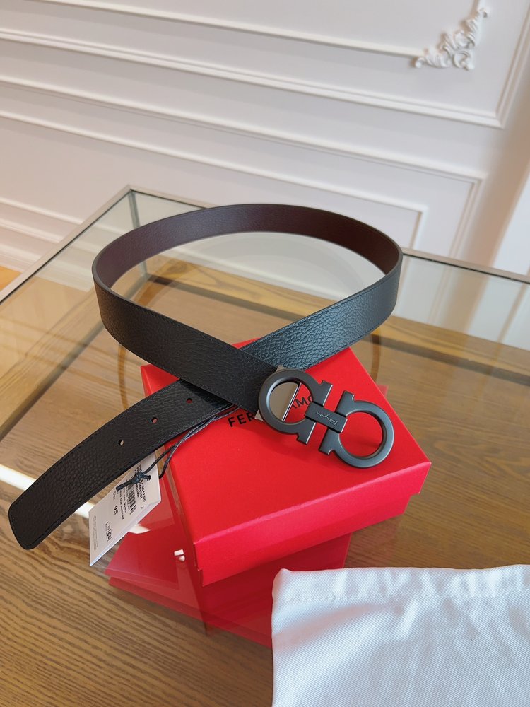 페라가모 정품 가죽 벨트 3.5cm 001-285837
