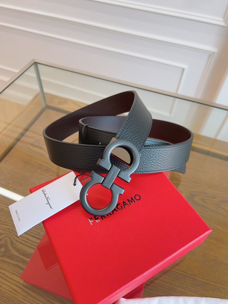 페라가모 정품 가죽 벨트 3.5cm 001-285837