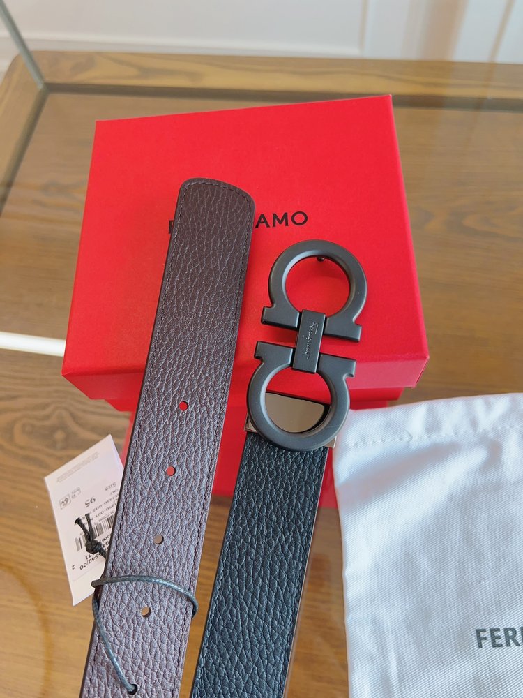 페라가모 정품 가죽 벨트 3.5cm 001-285837