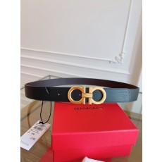 페라가모 정품 가죽 3.5cm 벨트 001-285838