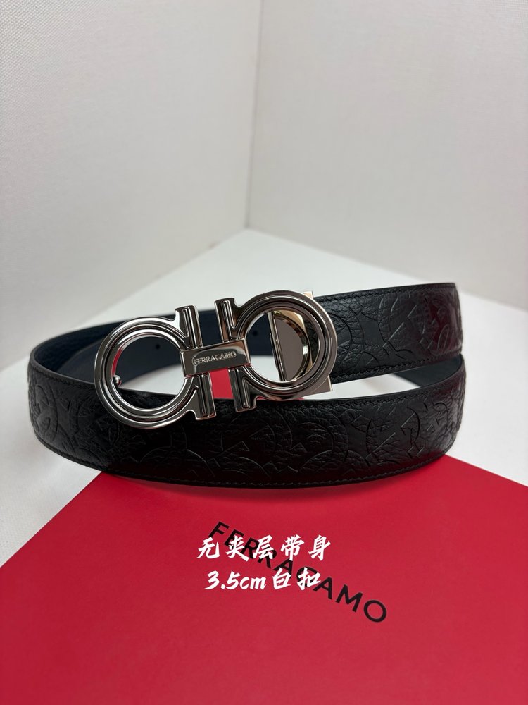 페라가모 정품 벨트 3.5cm NFC 칩 001-285841