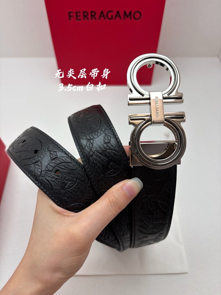 페라가모 정품 벨트 3.5cm NFC 칩 001-285841